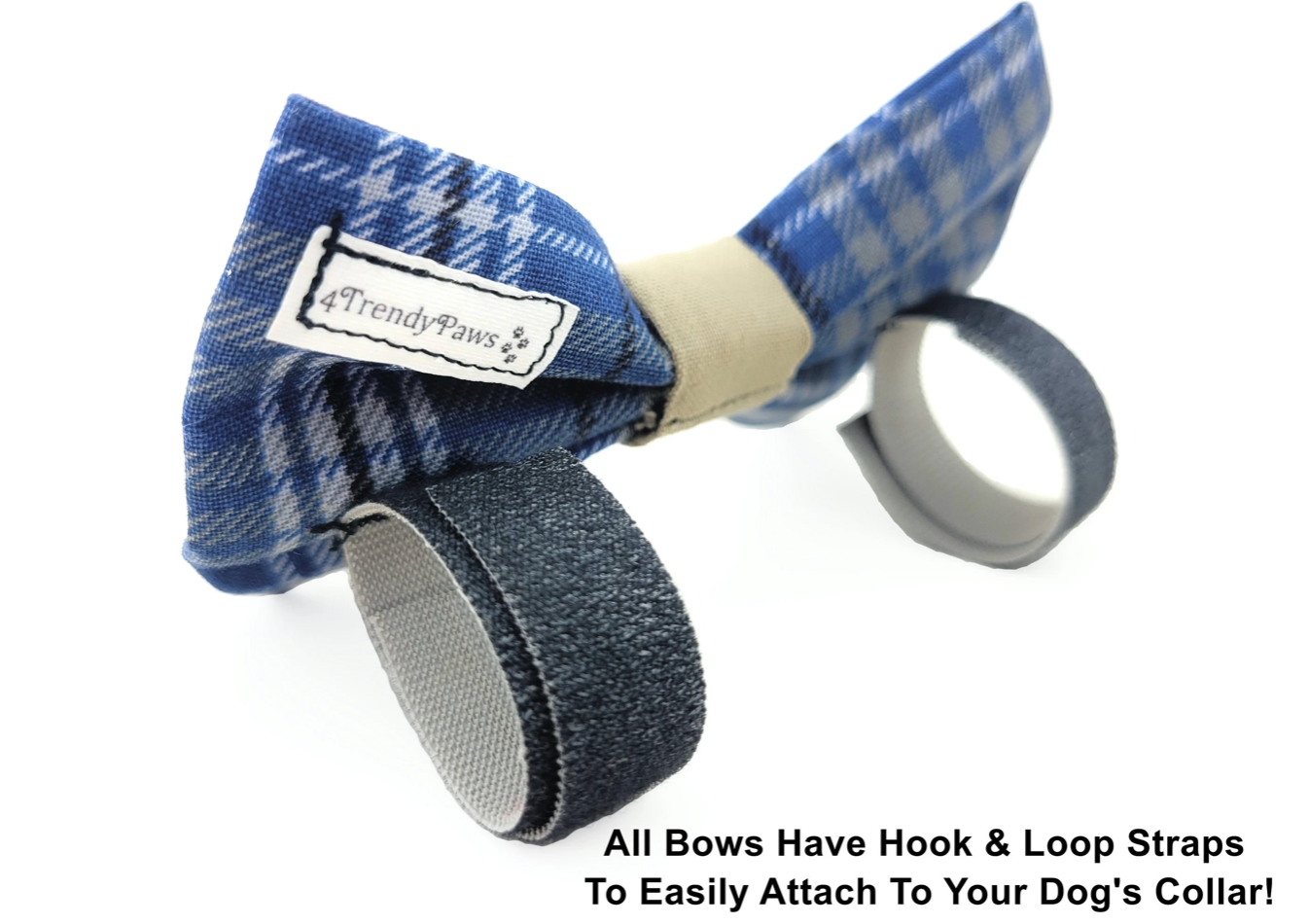 Blue Plaid Collar