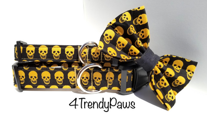 Gold Skulls Collar