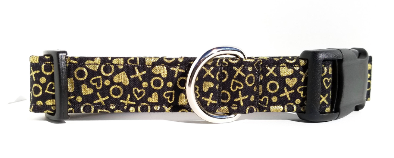 Gold X's O's Love Collar