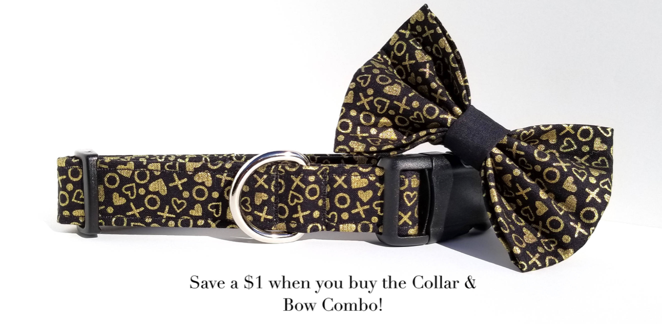 Gold X's O's Love Collar