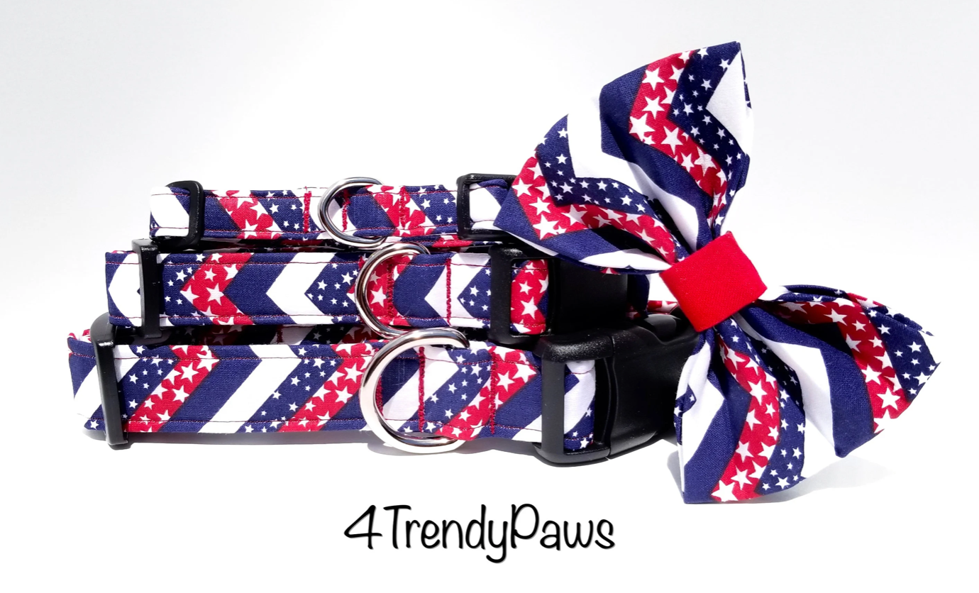 Patriotic Chevron Collar