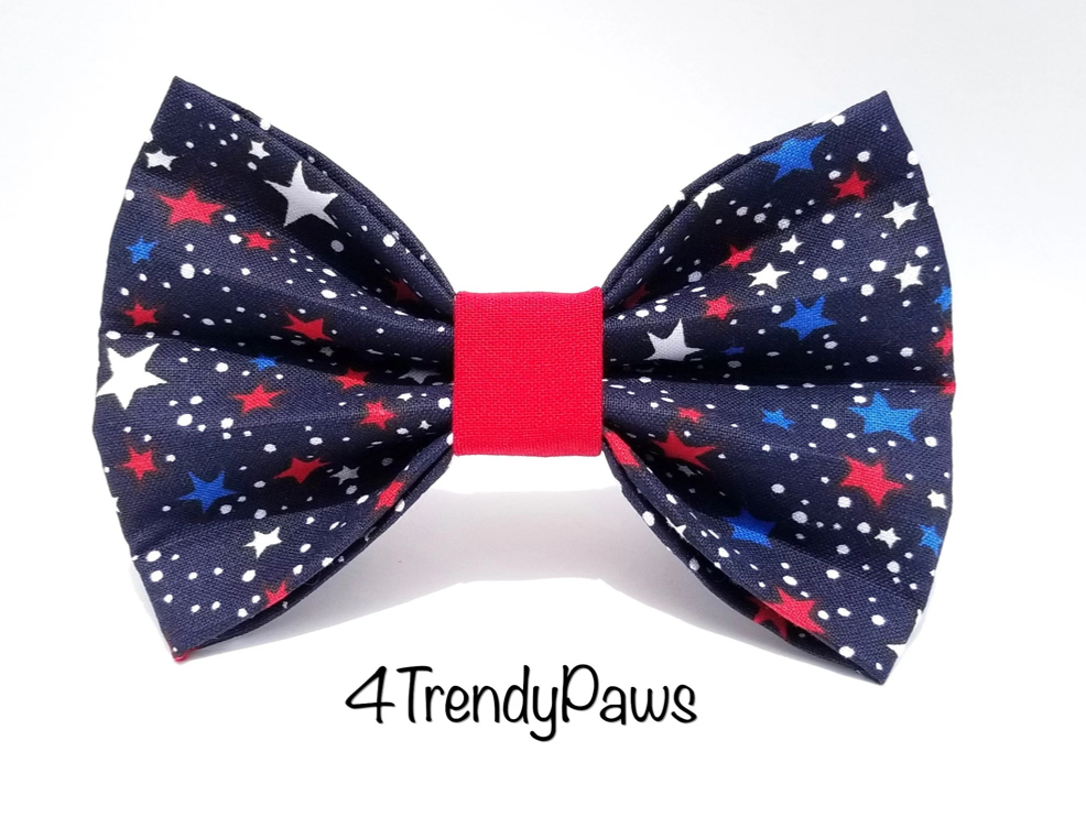 Patriotic Stars Bow