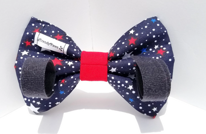 Patriotic Stars Bow