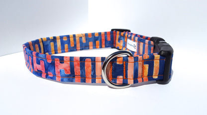 Sunset Collar, Orange Collar, Blue Collar, Boy Dog Collar, Girl Dog Collar, Small Dog Collar, Large Dog Collar, Cat Collar