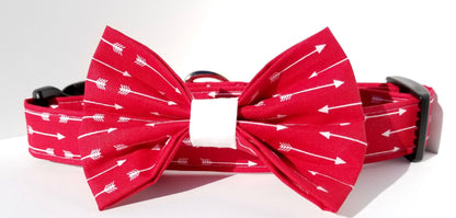 Arrows on Red Bow