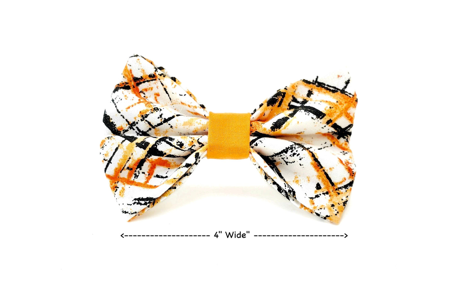 Fall Spray Paint Dog Bow