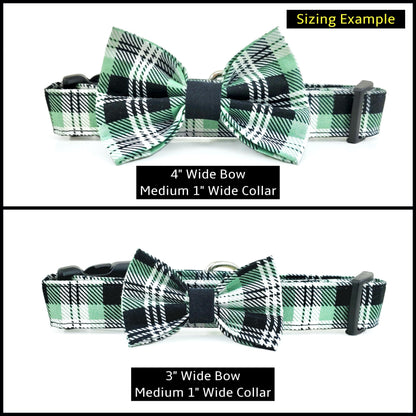 Robin Egg Blue Plaid Dog Bow, Blue Plaid Dog Bow, Plaid Dog Bow Tie, Spring Dog Bow, Easter Dog Bow Tie, Dog Bow Tie